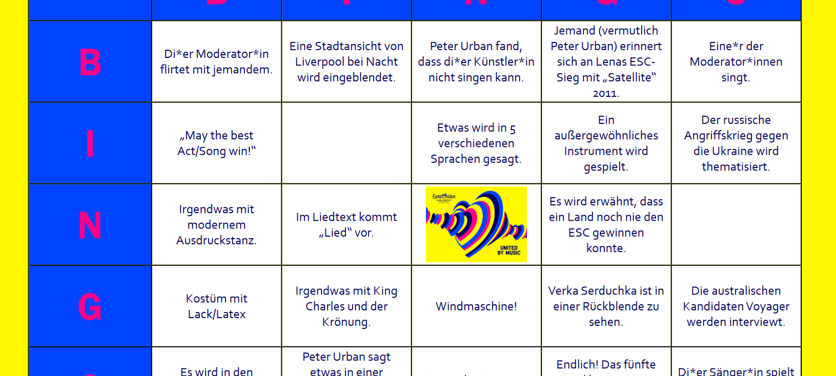Der Eurovision Song Contest