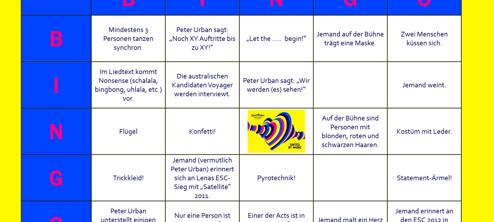 Der Eurovision Song Contest