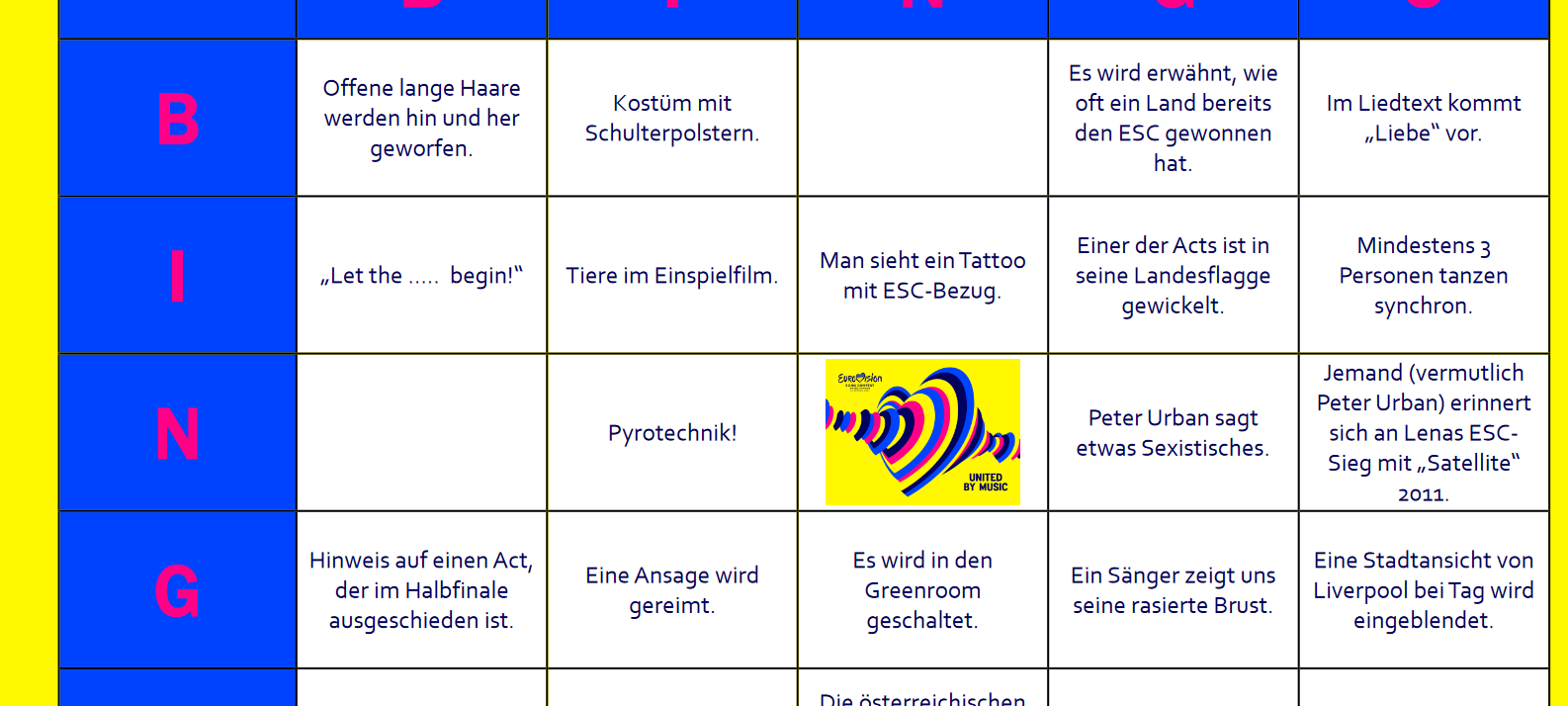 Der Eurovision Song Contest