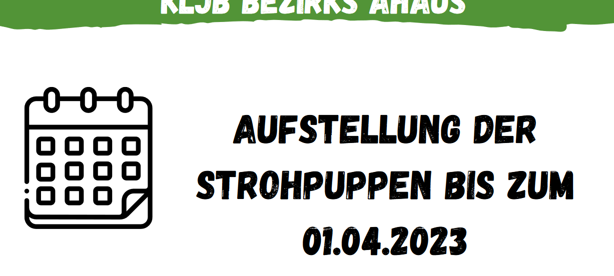 Strohpuppenaktion von der KLJB Bezirk Ahaus