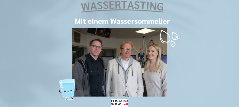 Wassertasting mit Wassersommelier