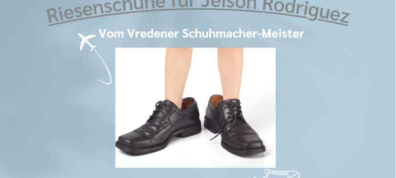 Riesenschuhe für Jeison Rodriguez