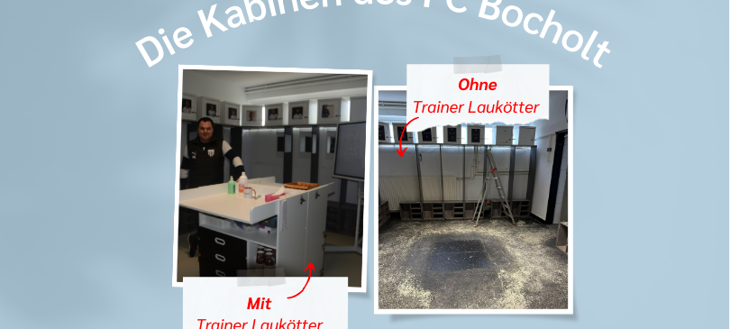 1. FC Bocholt: Trainer Laukötter geht & nimmt Kabine mit