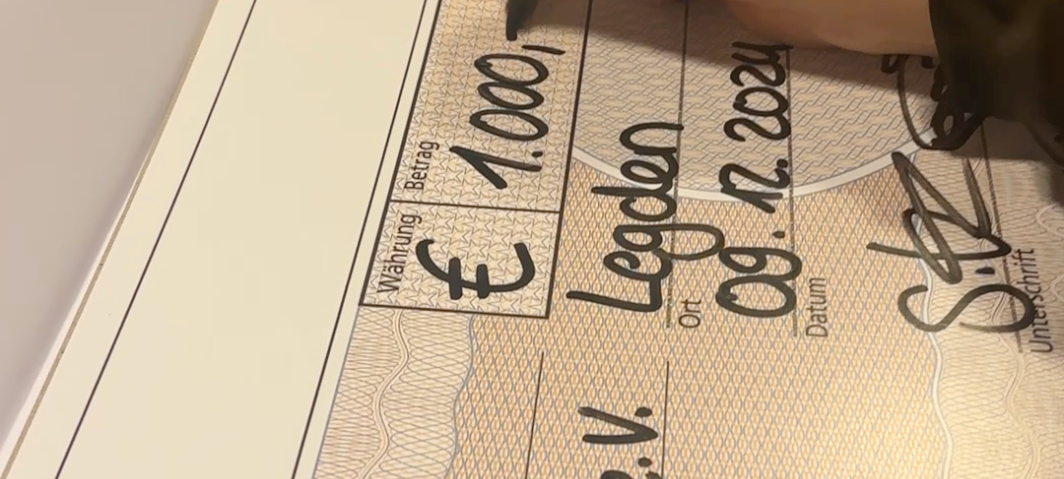 1.000 Euro für den Angelsportverein Legden 1966 e.V.