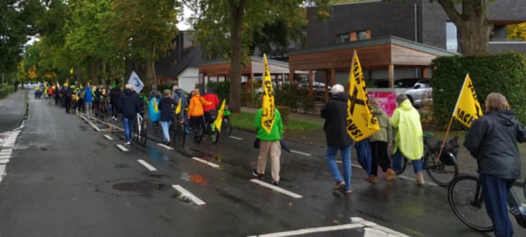 Demo gegen CASTOR-Transporte in Ahaus