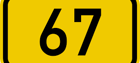 Steinwerfer auf der B67