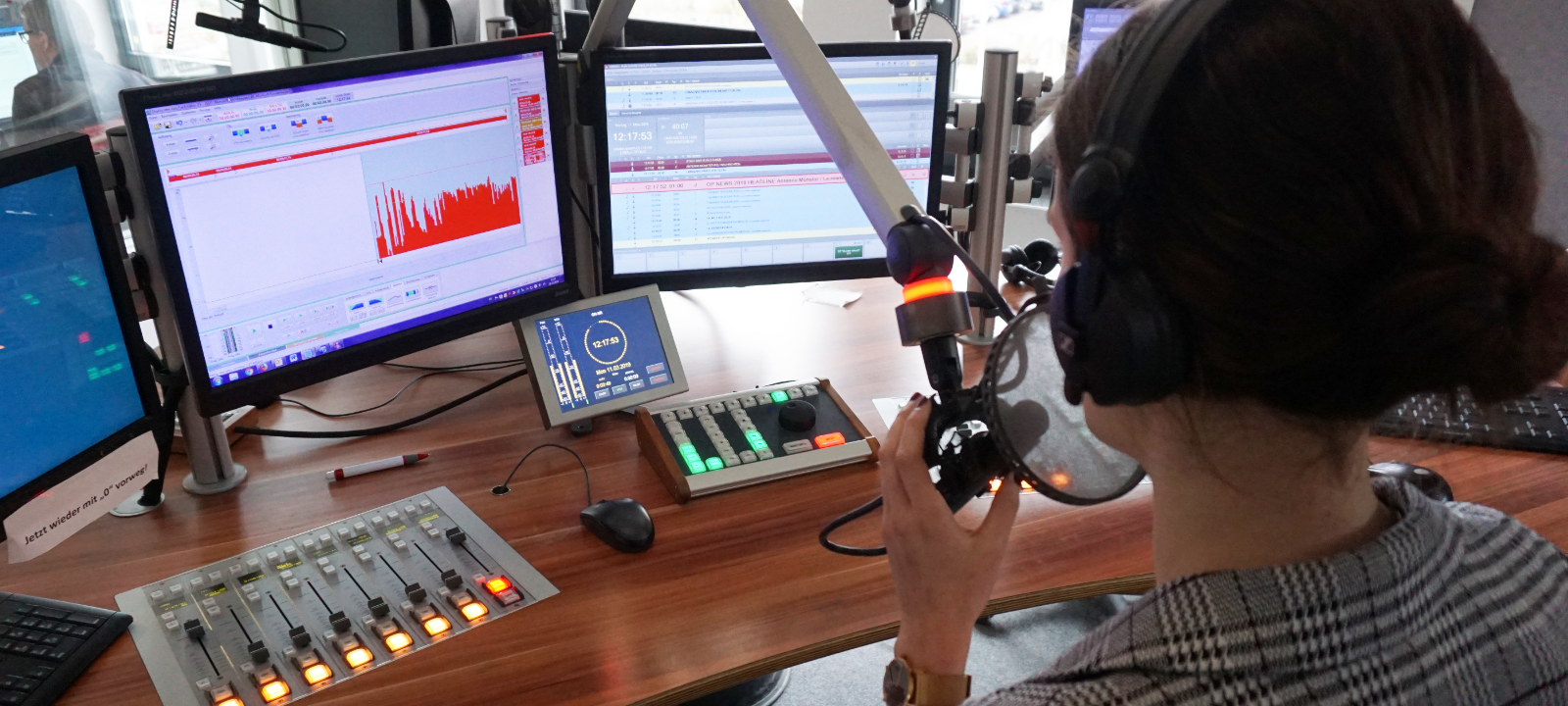 Studiobesuch bei RADIO WMW