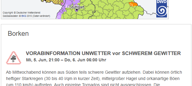 Nach Tornados in Bocholt: weitere Unwetterwarnung für den Kreis