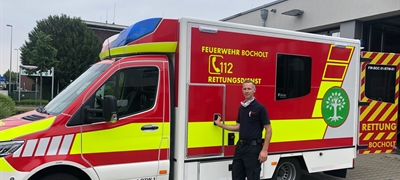 Neuer Rettungswagen in Bocholt